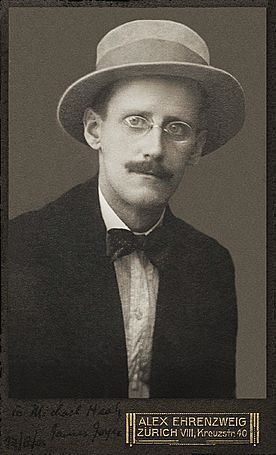 Archivo:James Joyce by Alex Ehrenzweig, 1915 restored