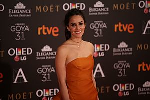 Archivo:Macarena García at Premios Goya 2017