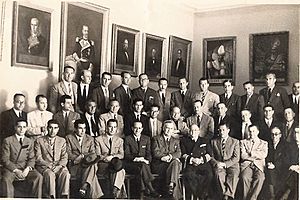 Archivo:Mancomunidad del Taibilla finales años 40 - Junta en Cartagena