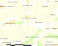 Map commune FR insee code 62537
