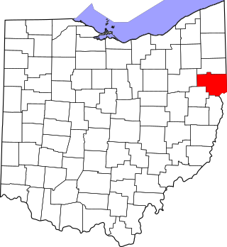 Map of Ohio highlighting Columbiana County.svg