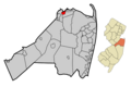 Monmouth County New Jersey Incorporated and Unincorporated areas Keyport Highlighted