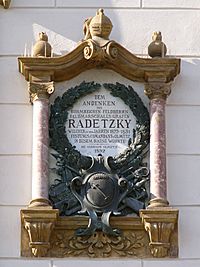 Archivo:Radecky memorial plaque