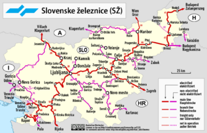 Archivo:Railway map of Slovenia