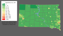 Archivo:South Dakota population map
