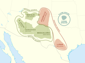 Southern Athabaskan languages.svg