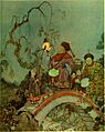 Stories from Hans Andersen - Edmund Dulac color plate at page 089