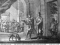 Teachings of Jesus 32 of 40. the faithful and wise steward. Jan Luyken etching. Bowyer Bible