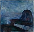 'Starry Night' by Edvard Munch, 1893, Getty Center