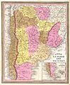 1846 Burroughs - Mitchell Map of Argentina, Uruguay, Chili in South America - Geographicus - LaPlata-m-1946