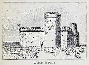 Archivo:1886, España, sus monumentos y sus artes, su naturaleza e historia, Castilla La Nueva, vol 3, Castillo de Orgaz, Pascó