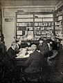1897-12-04, Blanco y Negro, Segismundo Moret en su casa dictando a los taquígrafos la Constitución autónomica, Franzen