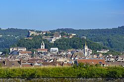 Besançon, la vieille ville vue depuis les Glacis.jpg