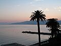 Blick aufs Mittelmeer von Juan-Les-Pins