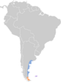 Chloephaga rubidiceps map