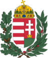 Coat of arms of Hungary (oak and olive branches).svg