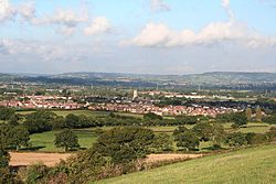 Cullompton, Devon, the town from the south west (geograph 57332).jpg