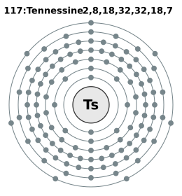 Electron shell 117 Tennessine.svg