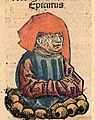 Epicurus Nuremberg Chronicle