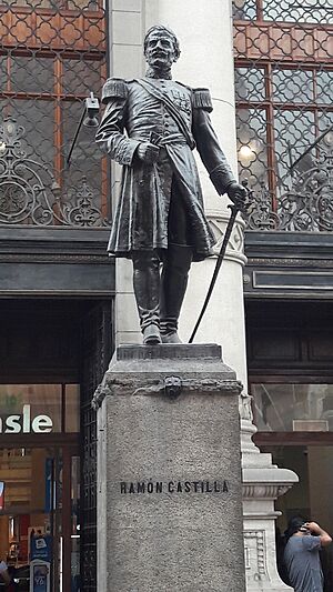 Archivo:Escultura de Ramón Castilla en Jiron La Unión - 1