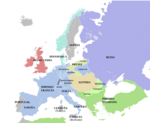 Europe map 1812-es