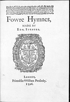 Archivo:Fowre Hymnes by Edmund Spenser 1596