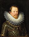 Frans Pourbus the younger - Portrait of Vincenzo Gonzaga, Duke of Mantua, wearing armour and the Order of the Golden Fleece