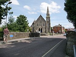 Gillingham, Town Bridge and the Methodist church - geograph.org.uk - 1434133.jpg