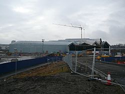 Archivo:Glasgow Riverside Museum under construction
