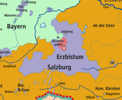 Ubicación de Arzobispado de Salzburgo