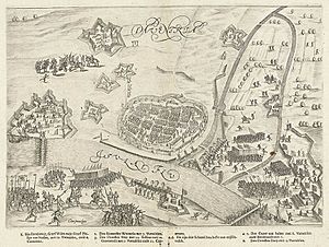 Het beleg van Deventer (1591) door Prins Maurits - The siege of Deventer in 1591 by Prince Maurice (Bartholomeus Willemsz. Dolendo).jpg