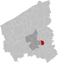Ingelmunster West-Flanders Belgium Map.svg