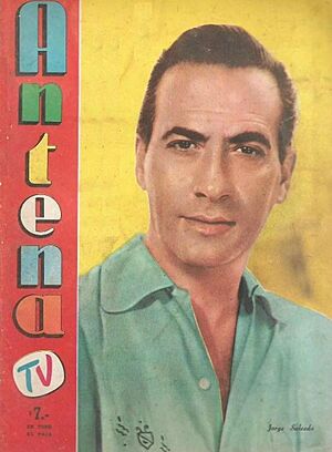 Jorge Salcedo - Antena TV, 1960.jpg
