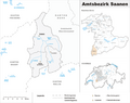 Karte Bezirk Saanen 2007