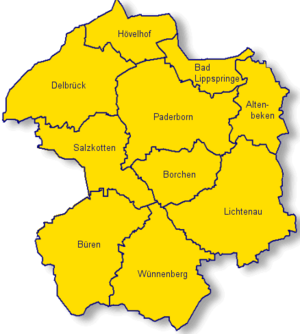 Archivo:Karte Kreis Paderborn