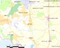 Map commune FR insee code 62849