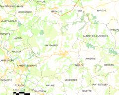 Map commune FR insee code 64256.png