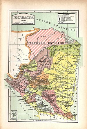 Archivo:Map of the disputed territory between Nicaragua and Honduras