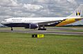 Monarch Airbus A300-600R At Manchester International Airport