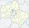 Outline Map of Moscow Oblast
