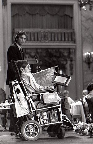 Archivo:Stephen Hawking - San Francisco ALS convention