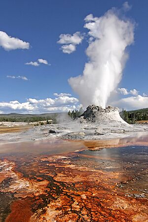 Archivo:Yellowstone Castle Geysir 2