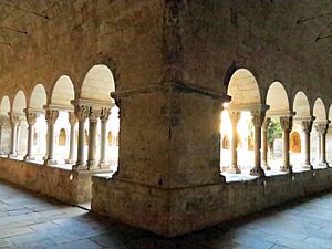 Archivo:103 Monestir de Sant Cugat del Vallès, claustre, angle sud-est