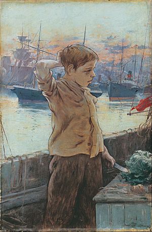 Archivo:Adolfo Guiard - The Ship’s Boy - Google Art Project