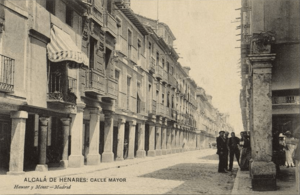 Archivo:Alcalá de Henares (Hauser y Menet 1910) Calle Mayor