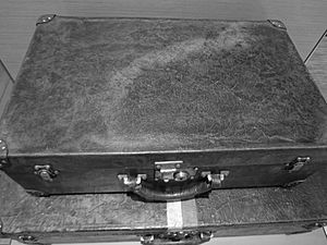 Archivo:Antique Louis Vuitton Trianon Luggage, Madrid, Spain, 2016