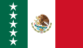 Bandera Presidencial Mexico-comandante supremo
