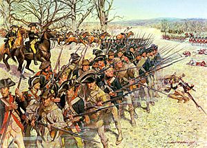 Archivo:Battle of Guilford Courthouse 15 March 1781