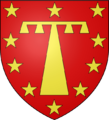 Blason ville fr Thoissey (Ain)