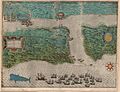 Boazio-Sir Francis Drake in St. Augustine